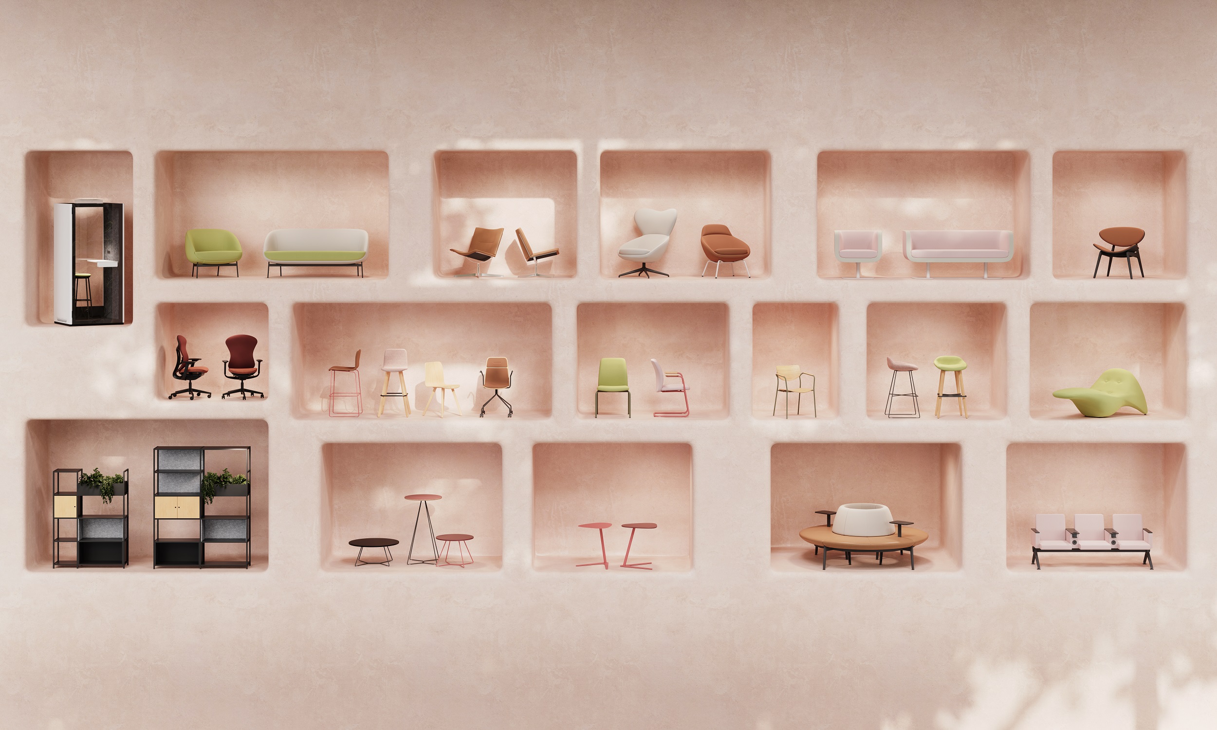 ポーランドNowy Styl　クラウディオ・ベリーニ「コンベルサ」スタックチェア wood chair -2- 美しい木目を引き立てる バイカラー＆異素材